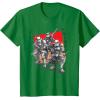 imageStar Wars Visions Anime The Duel Samurai Stormtrooper Trio TShirtKelly Green