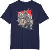 imageStar Wars Visions Anime The Duel Samurai Stormtrooper Trio TShirtNavy Blue