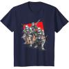 imageStar Wars Visions Anime The Duel Samurai Stormtrooper Trio TShirtNavy Blue