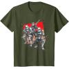 imageStar Wars Visions Anime The Duel Samurai Stormtrooper Trio TShirtOlive Green