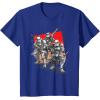 imageStar Wars Visions Anime The Duel Samurai Stormtrooper Trio TShirtRoyal Blue