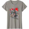 imageStar Wars Visions Anime The Duel Samurai Stormtrooper Trio TShirtSlate Grey
