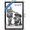 imageTrends International Star Wars Visions  Droids Wall Poster 34L x 224W Premium Unframed VersionBlack Framed Version