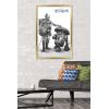 imageTrends International Star Wars Visions  Droids Wall Poster 34L x 224W Premium Unframed VersionGold Framed Version