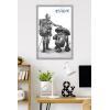 imageTrends International Star Wars Visions  Droids Wall Poster 34L x 224W Premium Unframed VersionGray Framed Version