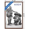 imageTrends International Star Wars Visions  Droids Wall Poster 34L x 224W Premium Unframed VersionMahogany Framed Version