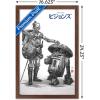 imageTrends International Star Wars Visions  Droids Wall Poster 34L x 224W Premium Unframed VersionMahogany Framed Version