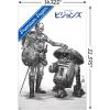 imageTrends International Star Wars Visions  Droids Wall Poster 34L x 224W Premium Unframed VersionPremium Poster  Mount Bundle