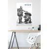 imageTrends International Star Wars Visions  Droids Wall Poster 34L x 224W Premium Unframed VersionPremium Poster  Mount Bundle