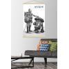 imageTrends International Star Wars Visions  Droids Wall Poster 34L x 224W Premium Unframed VersionPremium Print and Beechwood Hanger Bundle