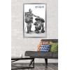 imageTrends International Star Wars Visions  Droids Wall Poster 34L x 224W Premium Unframed VersionSilver Framed Version