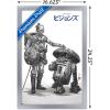 imageTrends International Star Wars Visions  Droids Wall Poster 34L x 224W Premium Unframed VersionSilver Framed Version
