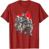 imageStar Wars Visions Anime The Duel Samurai Stormtrooper Trio TShirtCranberry Red