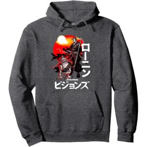 imageStar Wars Visions Samurai Poster Pullover HoodieDark Heather Grey