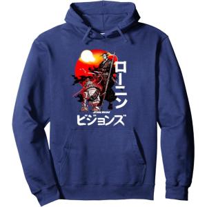 imageStar Wars Visions Samurai Poster Pullover HoodieNavy Blue