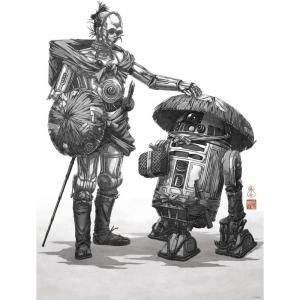 imageTrends International Star Wars Visions  Droids Wall Poster 34L x 224W Premium Unframed VersionPremium Unframed Version