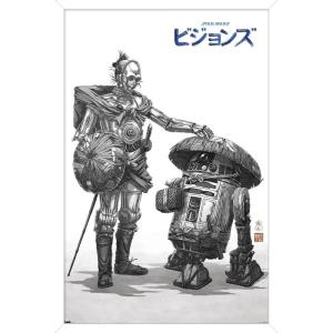imageTrends International Star Wars Visions  Droids Wall Poster 34L x 224W Premium Unframed VersionWhite Framed Version