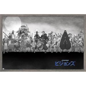 imageTrends International Star Wars Visions  Group Wall Poster 34L x 224W Premium Unframed VersionBarnwood Framed Version