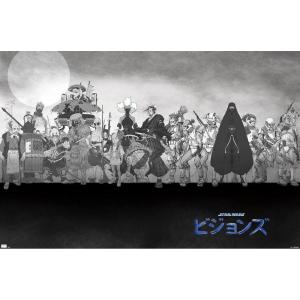 imageTrends International Star Wars Visions  Group Wall Poster 34L x 224W Premium Unframed VersionPremium Unframed Version