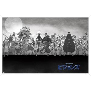 imageTrends International Star Wars Visions  Group Wall Poster 34L x 224W Premium Unframed VersionWhite Framed Version