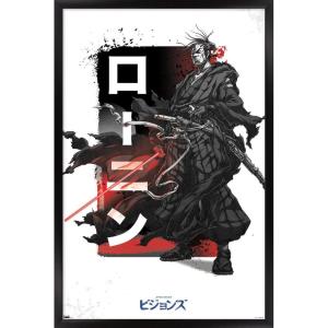 imageTrends International Star Wars Visions  Saber Wall Poster 34L x 224W Premium Unframed VersionBlack Framed Version