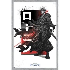 imageTrends International Star Wars Visions  Saber Wall Poster 34L x 224W Premium Unframed VersionGray Framed Version