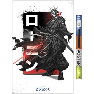 imageTrends International Star Wars Visions  Saber Wall Poster 34L x 224W Premium Unframed VersionPremium Poster  Clip Bundle