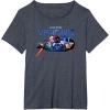 imageStar Wars Visions Group Shot Logo TShirtHeather Blue