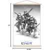 imageTrends International Star Wars Visions  Storm Troopers Wall Poster 34L x 224W Premium Unframed VersionPremium Print and Beechwood Hanger Bundle