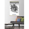 imageTrends International Star Wars Visions  Storm Troopers Wall Poster 34L x 224W Premium Unframed VersionPremium Print and Beechwood Hanger Bundle