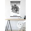 imageTrends International Star Wars Visions  Storm Troopers Wall Poster 34L x 224W Premium Unframed VersionPremium Print and Black Hanger Bundle