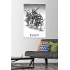 imageTrends International Star Wars Visions  Storm Troopers Wall Poster 34L x 224W Premium Unframed VersionPremium Print and White Hanger Bundle