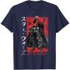 imageStar Wars Visions Samurai Vader Reach TShirtNavy Blue