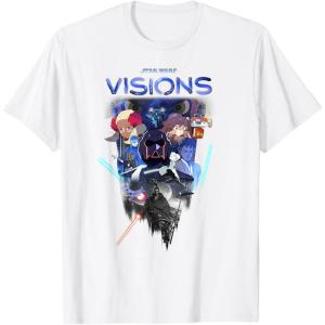 imageStar Wars Visions Group Shot Logo V2 TShirtWhite