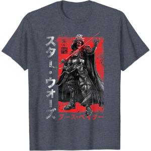 imageStar Wars Visions Samurai Vader Reach TShirtHeather Blue