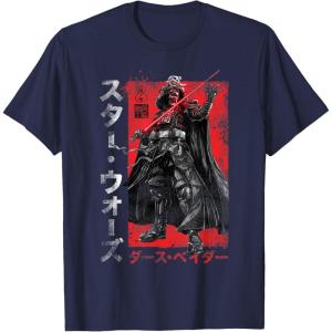 imageStar Wars Visions Samurai Vader Reach TShirtNavy Blue