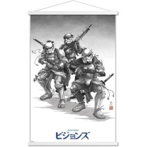 imageTrends International Star Wars Visions  Storm Troopers Wall Poster 34L x 224W Premium Unframed VersionPremium Print and White Hanger Bundle