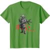 imageStar Wars Visions Anime The Duel Japanese Samurai Boba Fett TShirtGrass Green