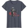 imageStar Wars Visions Anime The Duel Japanese Samurai Boba Fett TShirtHeather Blue