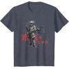 imageStar Wars Visions Anime The Duel Japanese Samurai Boba Fett TShirtHeather Blue