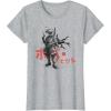 imageStar Wars Visions Anime The Duel Japanese Samurai Boba Fett TShirtHeather Grey