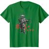 imageStar Wars Visions Anime The Duel Japanese Samurai Boba Fett TShirtKelly Green