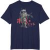 imageStar Wars Visions Anime The Duel Japanese Samurai Boba Fett TShirtNavy Blue