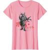 imageStar Wars Visions Anime The Duel Japanese Samurai Boba Fett TShirtPink
