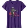 imageStar Wars Visions Anime The Duel Japanese Samurai Boba Fett TShirtPurple