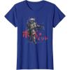 imageStar Wars Visions Anime The Duel Japanese Samurai Boba Fett TShirtRoyal Blue