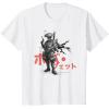 imageStar Wars Visions Anime The Duel Japanese Samurai Boba Fett TShirtWhite