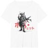 imageStar Wars Visions Anime The Duel Japanese Samurai Boba Fett TShirtWhite