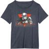 imageStar Wars Visions Anime The Duel Japanese Stormtrooper TShirtHeather Blue