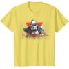 imageStar Wars Visions Anime The Duel Japanese Stormtrooper TShirtLemon Yellow